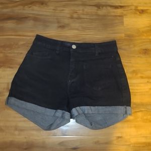Small black Jean shorts